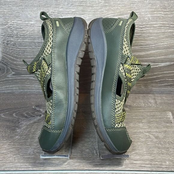 Chaco Odyssey Olive Green Waterproof Little Boy Sz 3 Hook & Loop Strap Sandals - Picture 9 of 10